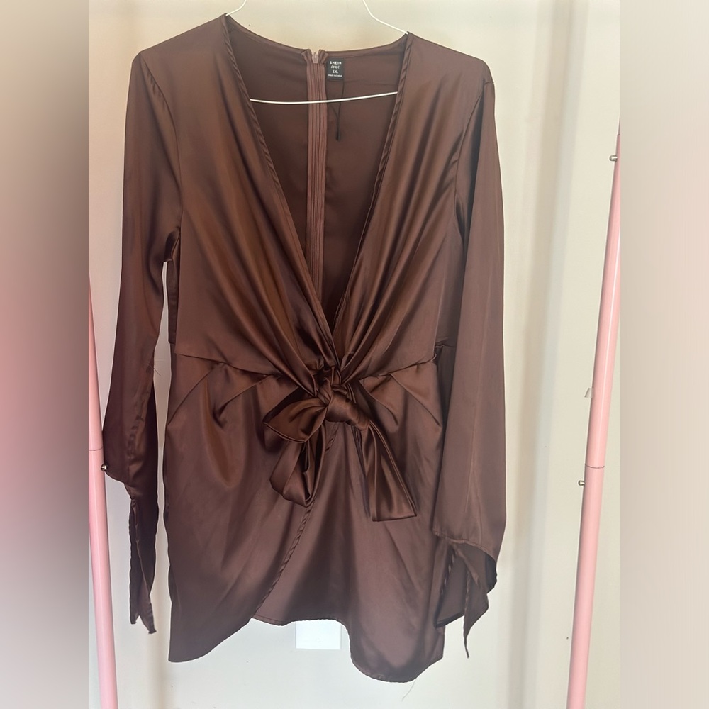 Brown dress from SHEIN